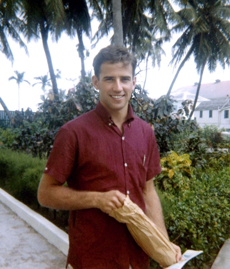 Joe Biden, aged 25, in 1967