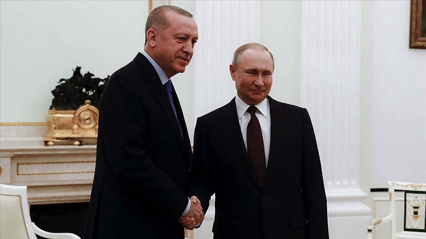 President Erdoğan meets with Russian President Putin over the phone