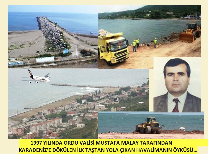 Ordu Valisi Mustafa Malay Tarafından Karadeniz'e Dökülen İlk Taşın Öyküsü
