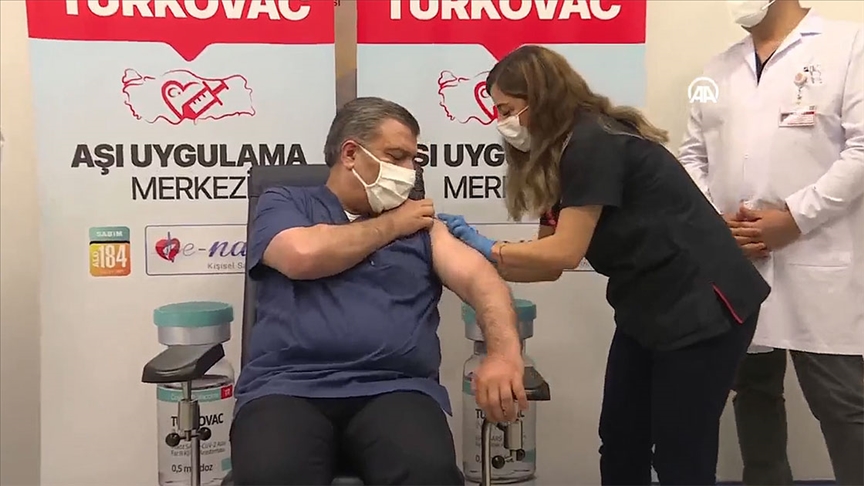 Turkey started using its own Covid19 vaccine TURKOVAC