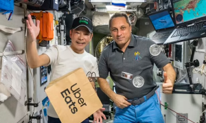 Uber Eats delivers food to the International Space Station