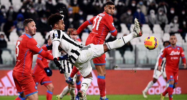 Juventus and Napoli agreed to a draw