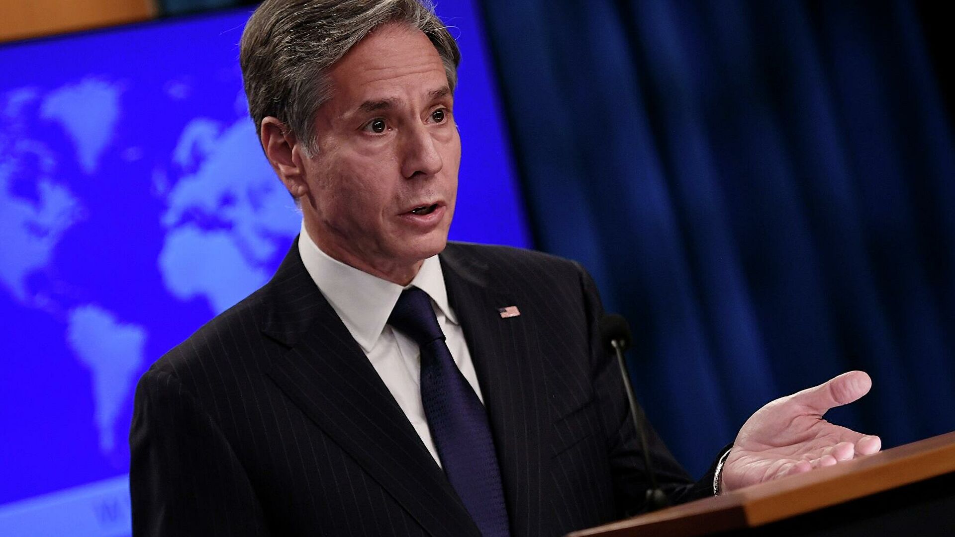 U.S. Secretary of State Blinken refuses to comment on UK accusations against Russia