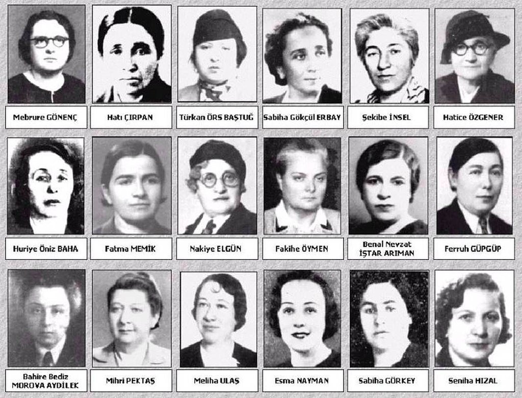 8 Şubat TBBM'ye giren İlk Türk Kadın Milletvekilleri