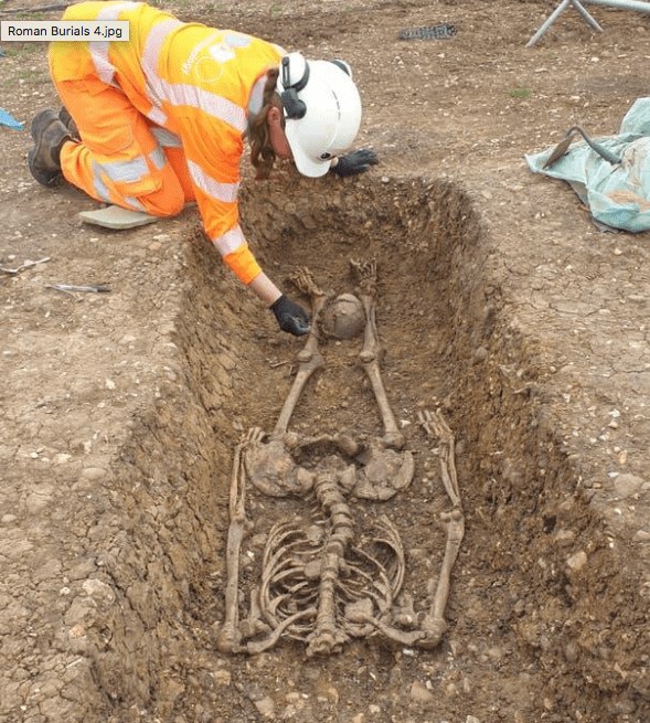 Dozens of decapitated skeletons found in Roman cemetery