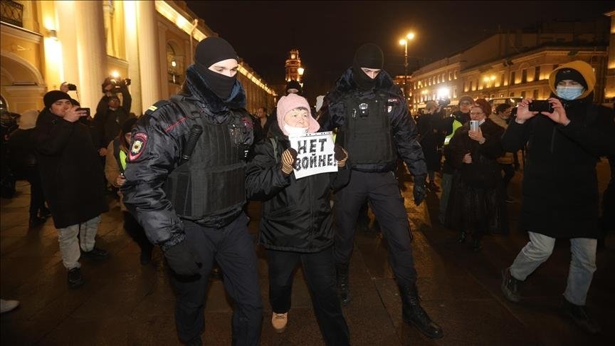 Over 1,000 protesters arrested at anti-military intervention rallies in Russia: NGO