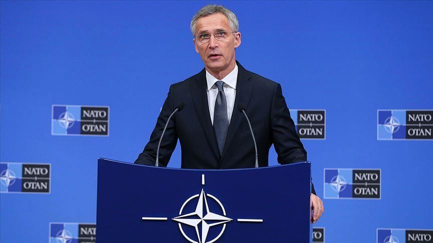 The Latest: Joint statement from NATO leaders: 'Russia's attack threatens global security'