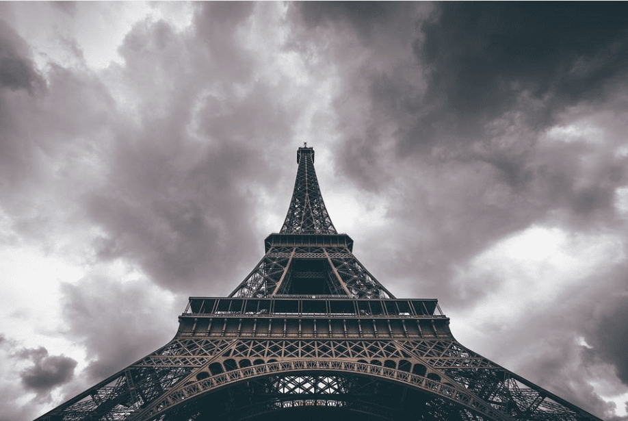 Eiffel Tower rusted