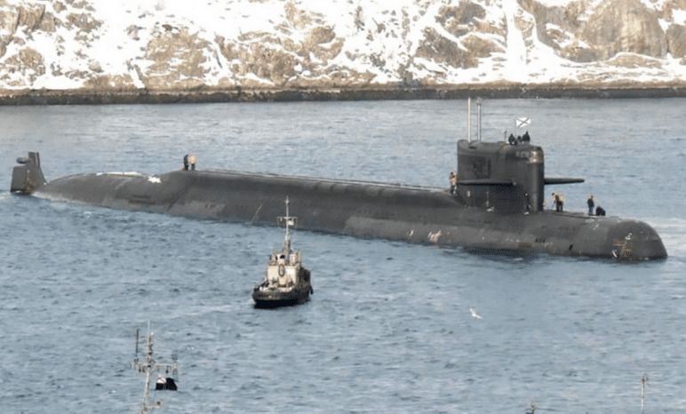 First sailing of Russia's Giant Submarine, Belgorod 1