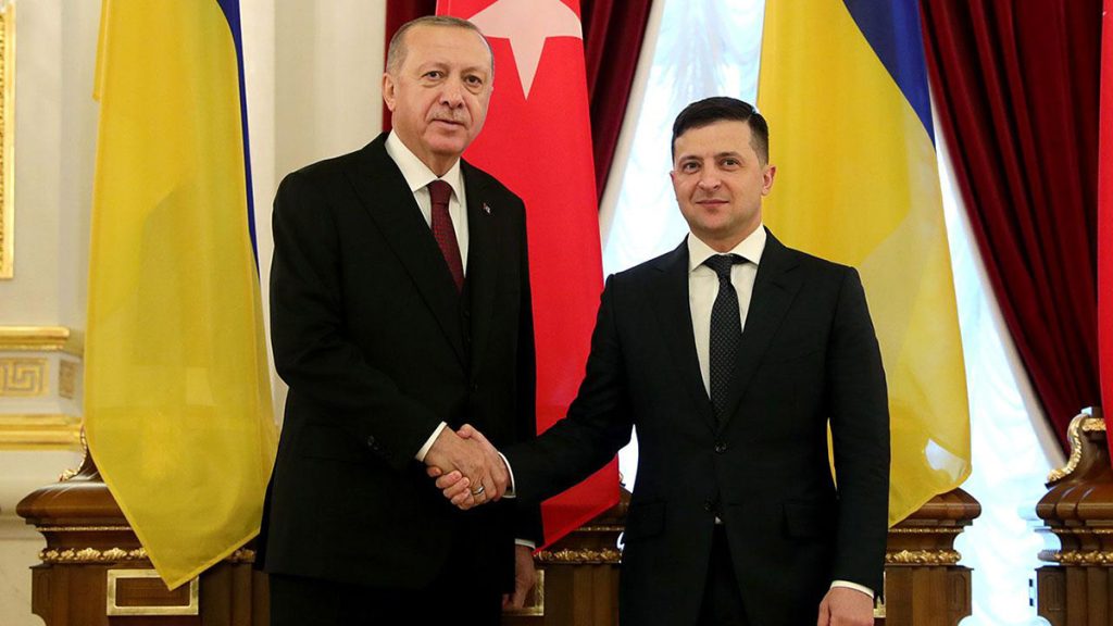 President Erdoğan met with President Zelenskiy of Ukraine 1