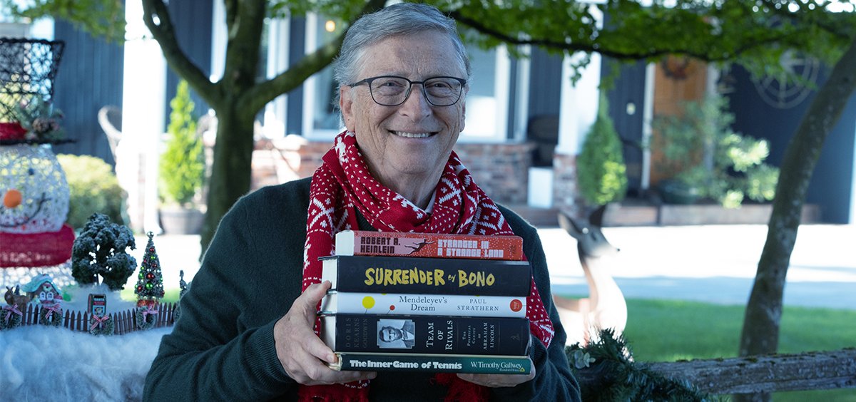 Here are five new book recommendations from Bill Gates for your holiday reading list