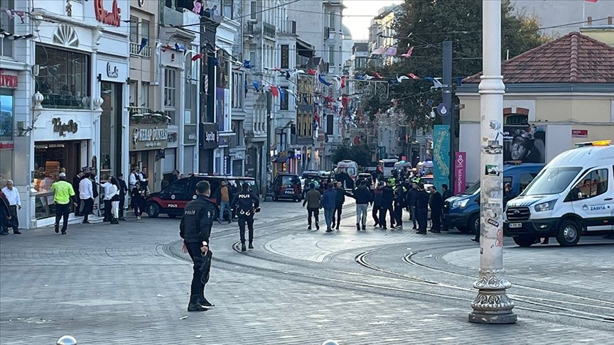 Breaking news: An explosion occurred on Istanbul-Istiklal Street in Taksim... 1
