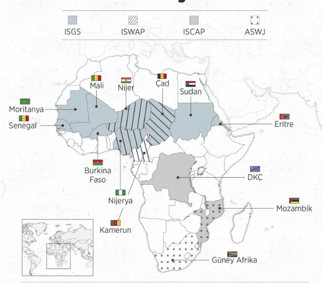 How did DAESH turn Africa into its second headquarters? 1