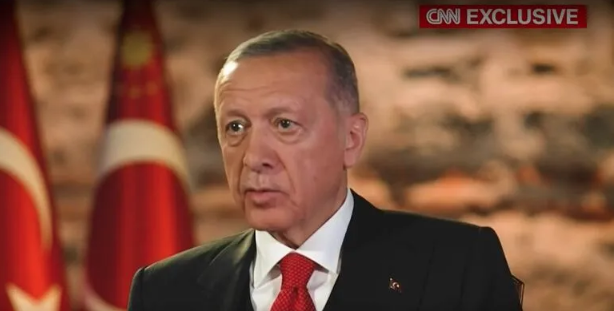 President Recep Tayyip Erdoğan speaks to CNN International