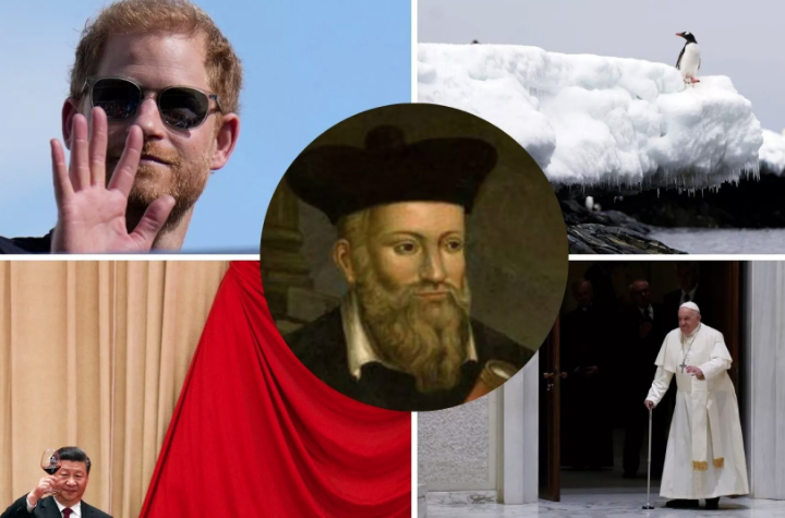 2024 according to Nostradamus: A new Pope, Harry on the throne and war with China